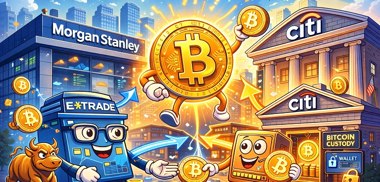 Крупные банки запускают Bitcoin-продукты