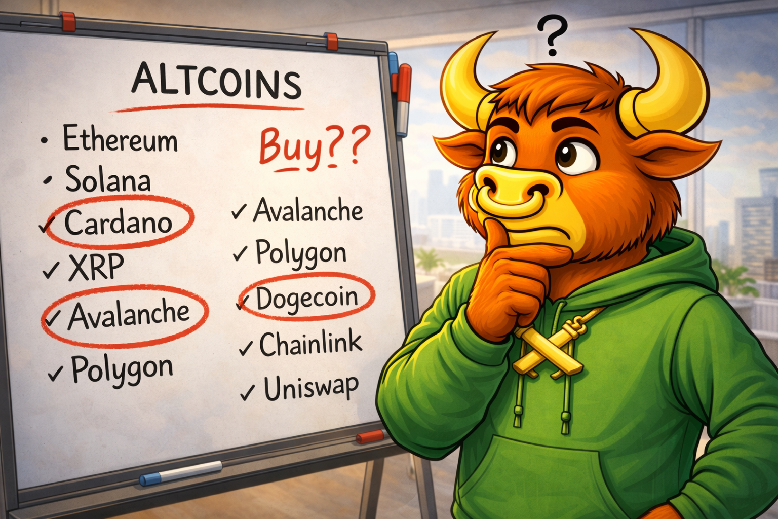 Альткоины начинают шевелиться