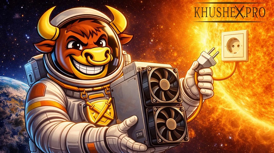 Bitcoin в космосе: майним там, где кислорода нет